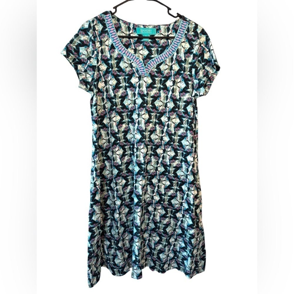 Kate Landry Casuals Hummingbird Embroidered Dress